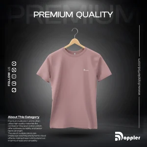 DOPPLER PINK PLAIN T-SHIRT